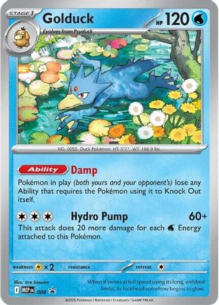 Golduck (8) - ME Mega Evolution Promo Holofoil - Promo