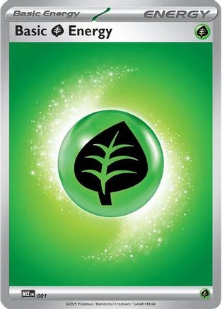 Basic Grass Energy (1) - MEE Mega Evolution Energies - Common