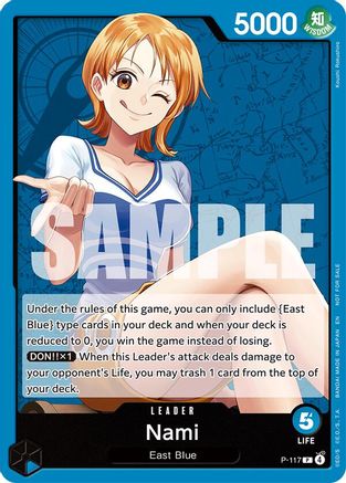 (P-117) Nami - P-117 - One Piece Promotion Cards Normal