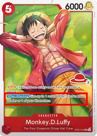 (ST21-014) Monkey.D.Luffy - ST21-014 (Luffy Deck) - Learn Together Deck Set - Normal
