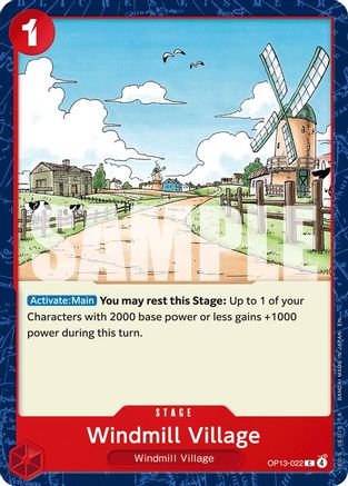 (OP13-022) Windmill Village - Carrying On His Will Normal