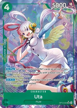 (OP13-023) Uta (Alternate Art) - Carrying On His Will Foil