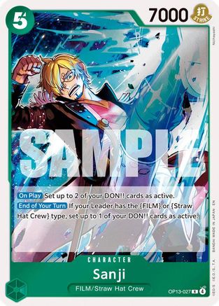 (OP13-027) Sanji - Carrying On His Will Foil