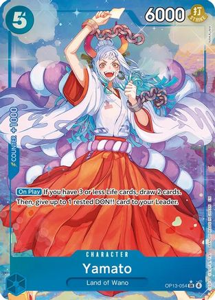 (OP13-054) Yamato (Alternate Art) - Carrying On His Will Foil
