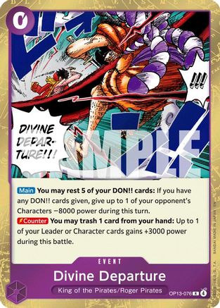 (OP13-076) Divine Departure - Carrying On His Will Foil