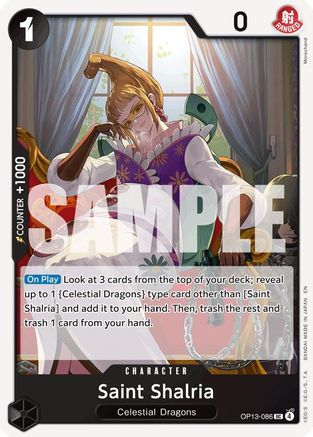 (OP13-086) Saint Shalria - Carrying On His Will Normal