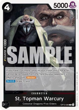 (OP13-089) St. Topman Warcury - Carrying On His Will Foil