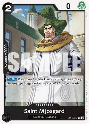 (OP13-092) Saint Mjosgard - Carrying On His Will Normal