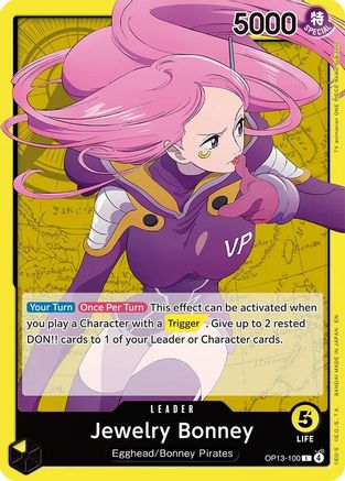 (OP13-100) Jewelry Bonney (100) - Carrying On His Will Normal