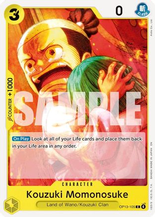 (OP13-105) Kouzuki Momonosuke - Carrying On His Will Normal