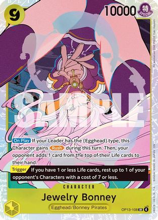 (OP13-108) Jewelry Bonney (108) - Carrying On His Will Foil