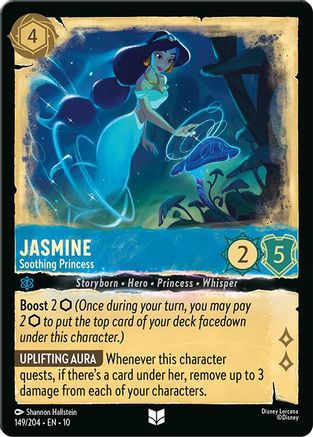 (149/204) Jasmine - Soothing Princess - Whispers in the Well Cold Foil