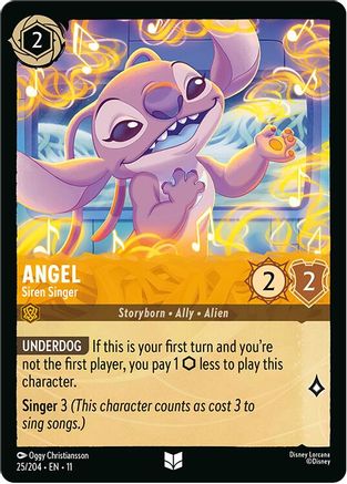 (025/204) Angel - Siren Singer - Winterspell Cold Foil
