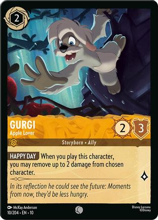 (010/204) Gurgi - Apple Lover - Whispers in the Well Cold Foil
