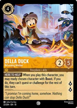 (022/204) Della Duck - Returning Mother - Whispers in the Well Cold Foil