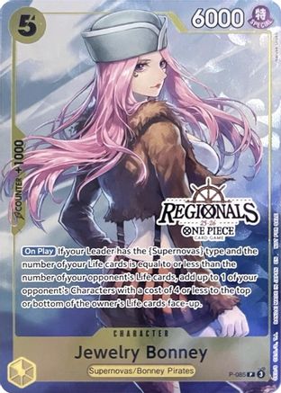 (P-085) Jewelry Bonney (CS 25-26 Regionals Textured Chase Promo) - One Piece Promotion Cards Foil
