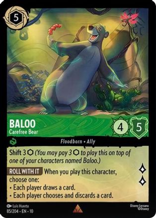 (085/204) Baloo - Carefree Bear - Whispers in the Well Normal