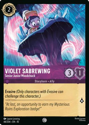 (044/204) Violet Sabrewing - Senior Junior Woodchuck - Whispers in the Well Normal