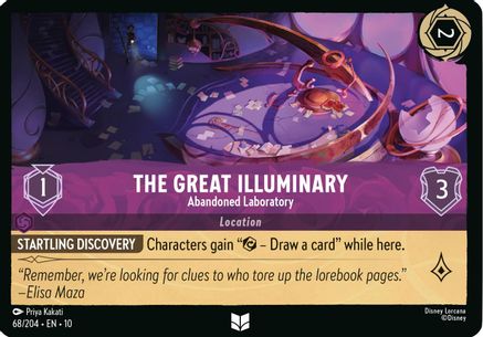 (069/204) The Great Illuminary - Abandoned Laboratory - Whispers in the Well Cold Foil