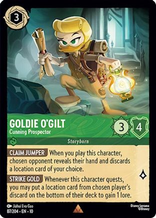 (087/204) Goldie O'Gilt - Cunning Prospector - Whispers in the Well Normal