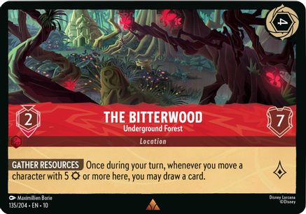 (135/204) The Bitterwood - Underground Forest - Whispers in the Well Cold Foil