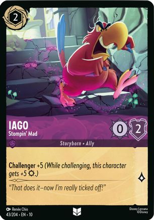 (043/204) Iago - Stompin' Mad - Whispers in the Well Cold Foil