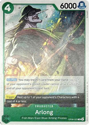 (OP06-023) Arlong - OP06-023 - Learn Together Deck Set - Normal