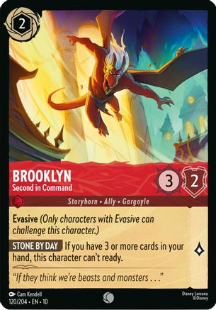 (120/204) Brooklyn - Second in Command - Whispers in the Well Cold Foil