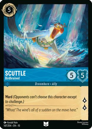 (147/204) Scuttle - Birdbrained - Whispers in the Well Cold Foil