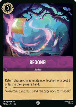 (061/204) Begone! - Whispers in the Well Cold Foil