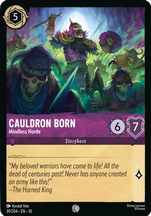 (039/204) Cauldron Born - Mindless Horde - Whispers in the Well Cold Foil