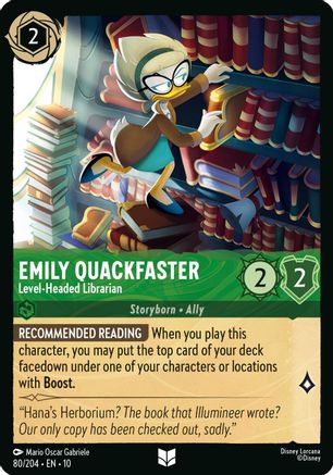 (080/204) Emily Quackfaster - Level-Headed Librarian - Whispers in the Well Normal