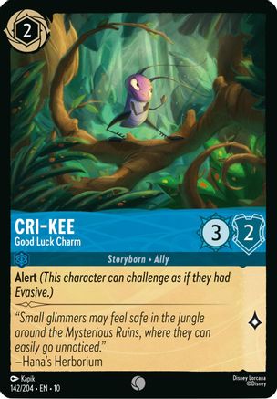 (142/204) Cri-Kee - Good Luck Charm - Whispers in the Well Normal