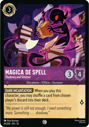 (041/204) Magica De Spell - Shadowy and Sinister - Whispers in the Well Normal