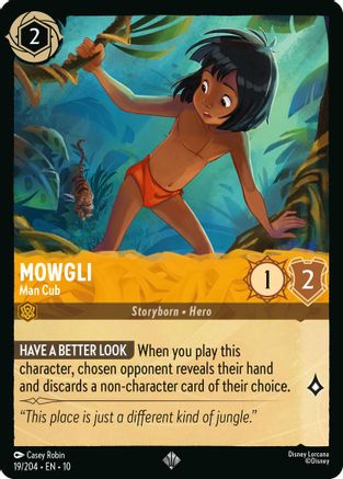 (019/204) Mowgli - Man Cub - Whispers in the Well Cold Foil