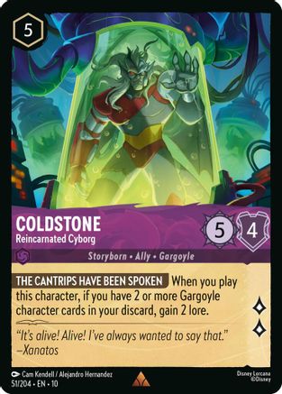 (051/204) Coldstone - Reincarnated Cyborg - Whispers in the Well Normal