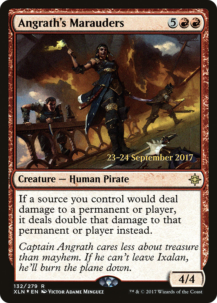 Angrath's Marauders (PRE-132S) - Ixalan Promos (Prerelease) Foil