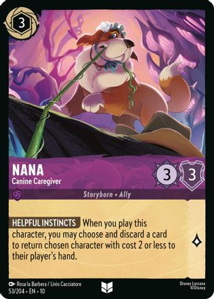 (053/204) Nana - Canine Caregiver - Whispers in the Well Cold Foil