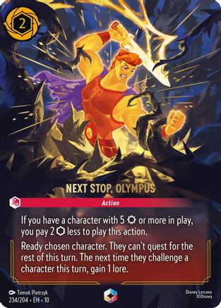 (234/204) Next Stop, Olympus (Enchanted) - Whispers in the Well Holofoil