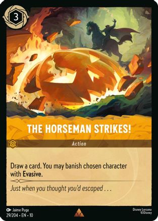 (029/204) The Horseman Strikes! - Whispers in the Well Cold Foil