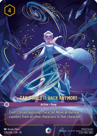 (228/204) Can't Hold It Back Anymore (Enchanted) - Whispers in the Well Holofoil