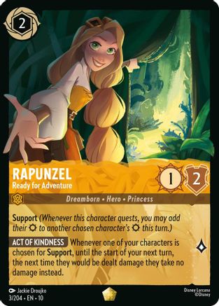 (003/204) Rapunzel - Ready for Adventure - Whispers in the Well Normal