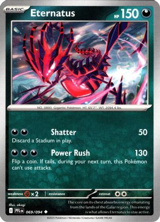 Eternatus (69/094) - ME02 Phantasmal Flames Reverse Holofoil - Uncommon