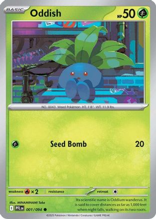 Oddish (1/094) - ME02 Phantasmal Flames - Common