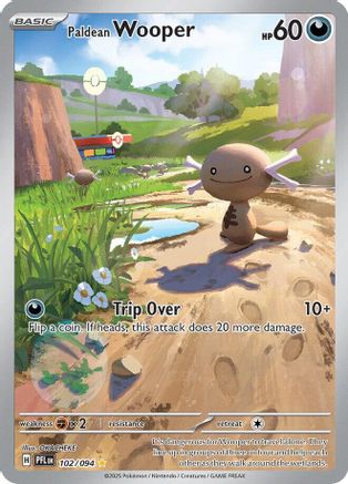 Paldean Wooper (102/094) - ME02 Phantasmal Flames Holofoil - Illustration Rare