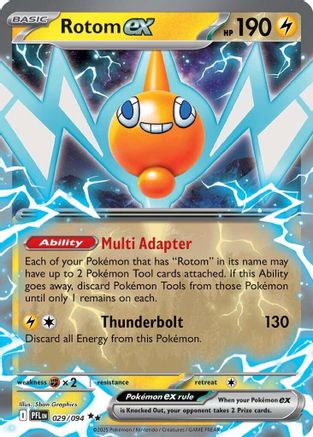 Rotom ex (29/094) - ME02 Phantasmal Flames Holofoil - Double Rare