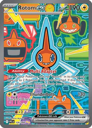 Rotom ex (126/094) - ME02 Phantasmal Flames Holofoil - Special Illustration Rare