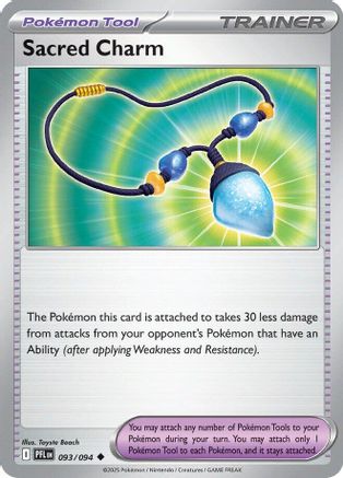 Sacred Charm (93/094) - ME02 Phantasmal Flames Reverse Holofoil - Uncommon