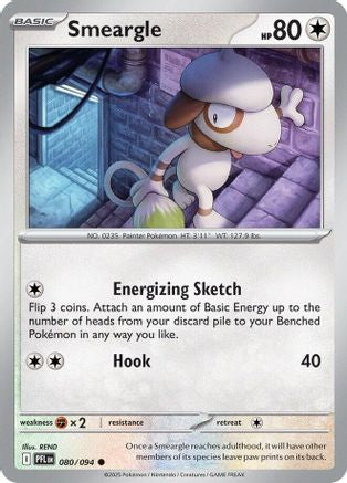 Smeargle (80/094) - ME02 Phantasmal Flames Reverse Holofoil - Common