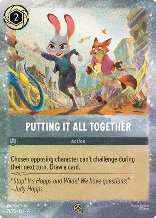 (027) Putting It All Together - Disney Lorcana Promo Cards Holofoil